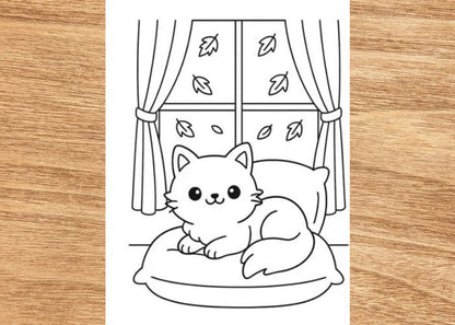 60 Fall Coloring Pages for Kids- ColorCrafterKids