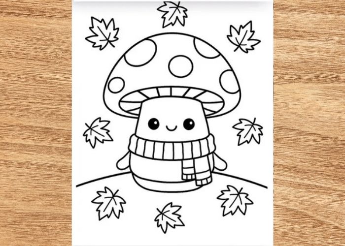 60 Fall Coloring Pages for Kids- ColorCrafterKids