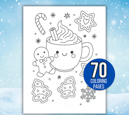 Winter Coloring Pages, Winter Coloring Book- ColorCrafterKids